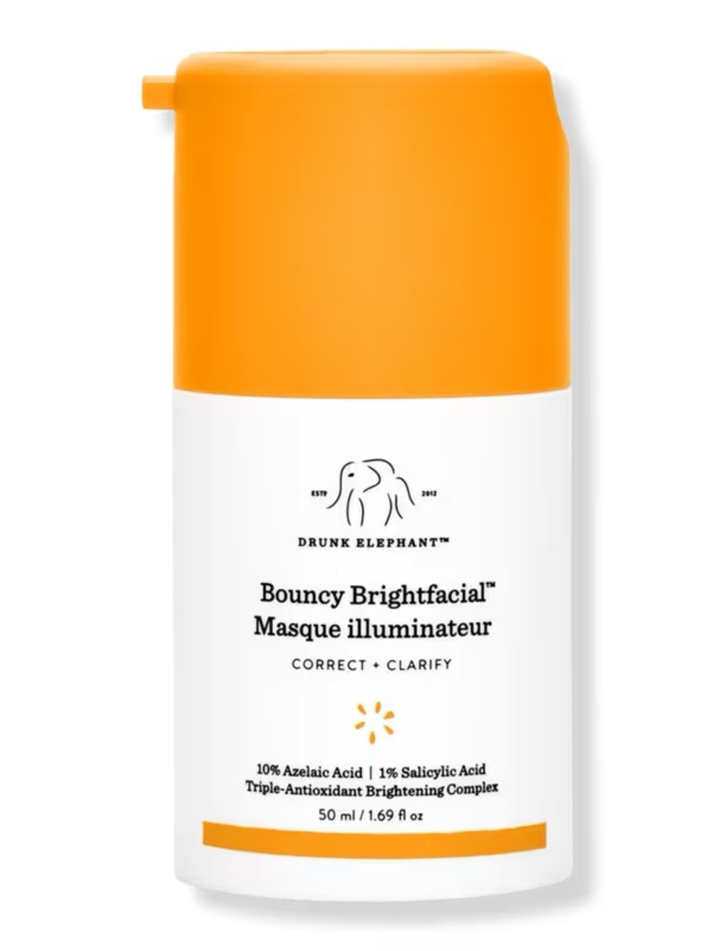 Drunk Elephant Bouncy Brightfacial Brightening Mask | NEW